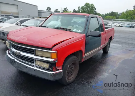 1997 Chevrolet C1500 Fleetside from USA, damaged, VIN 2GCEC19R5V1164327